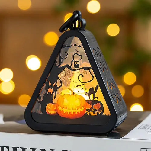Halloween Decorations Portable Pumpkin Lamp Layout Props 