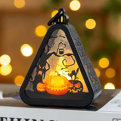 Halloween Decorations Portable Pumpkin Lamp Layout Props 