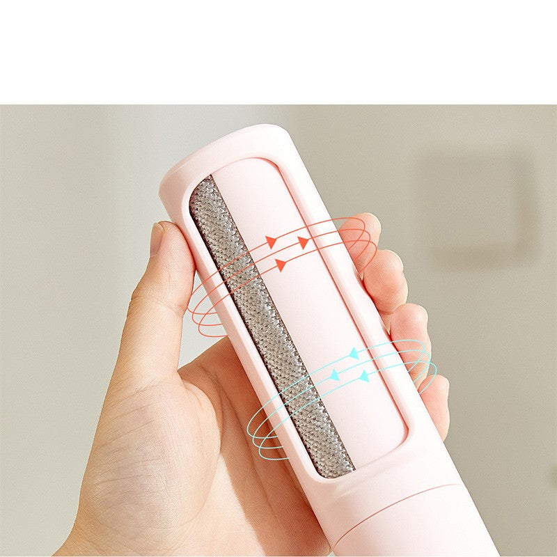 2-1 Reusable Pet Hair Remover Brush Lint Roller Portable 
