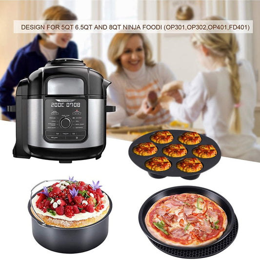 Air Fryer Accessories 7-piece Silicone Grill 