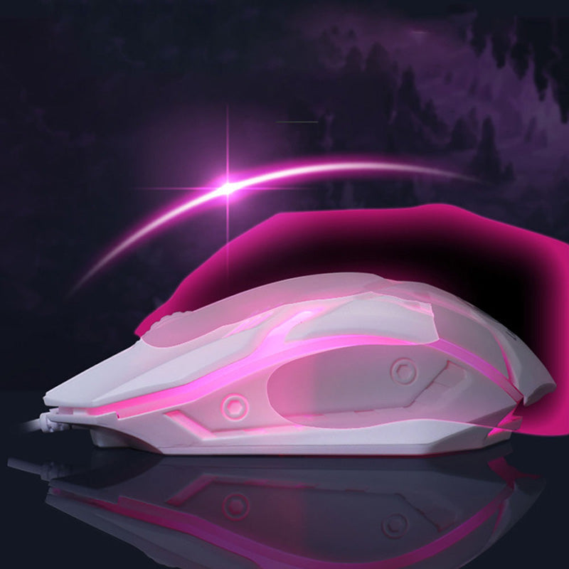 Gaming Keyboard Mouse Glowing Set 