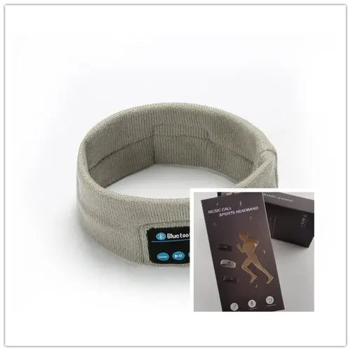 Wireless Bluetooth-compatible Headband Outdoor Fitness Yoga Headband Blue Strawberry