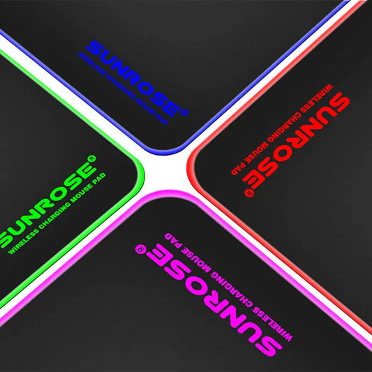 Wireless Charging Luminous Mouse Pad 