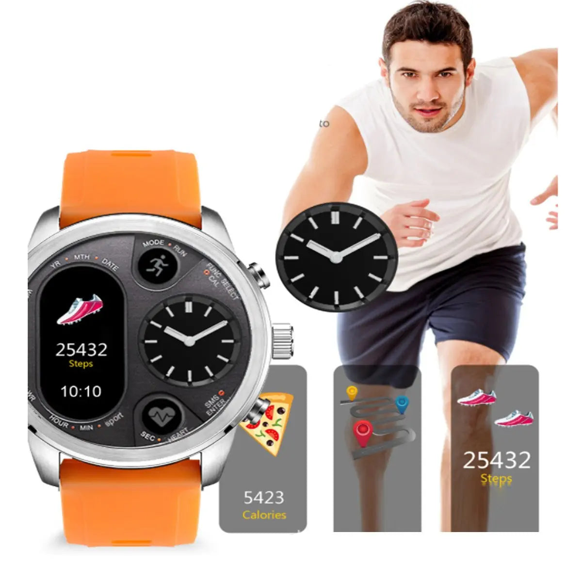 Alista Rugged Unisex Smart Watch 