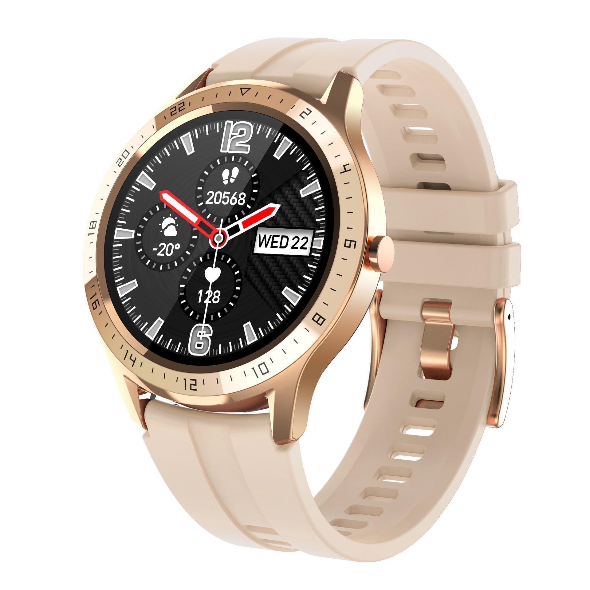 Smart Heart Rate Blood Pressure Monitor Watch 