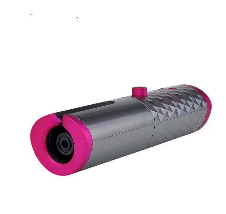 Cordless Curling Iron Automatic Rotating Portable Hair Curler USB 