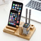 All in One Bamboo Docking Station 