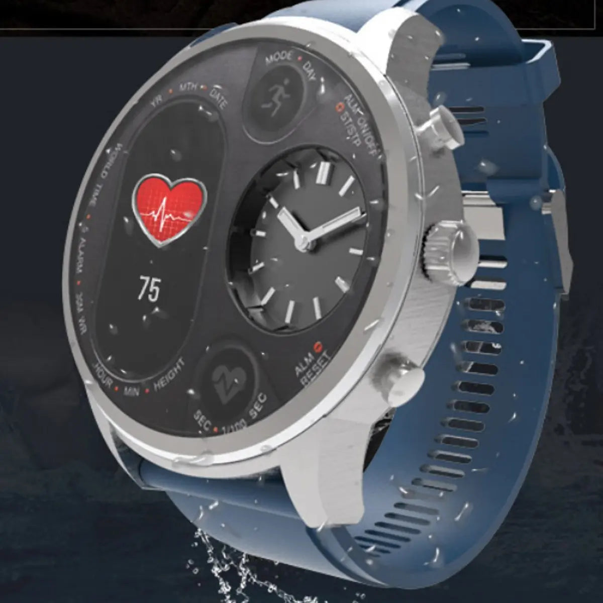 Alista Rugged Unisex Smart Watch 