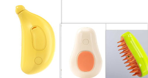 Steamy Cat Brush Cat Dog Grooming Comb Electric Self Cleaning Steam 