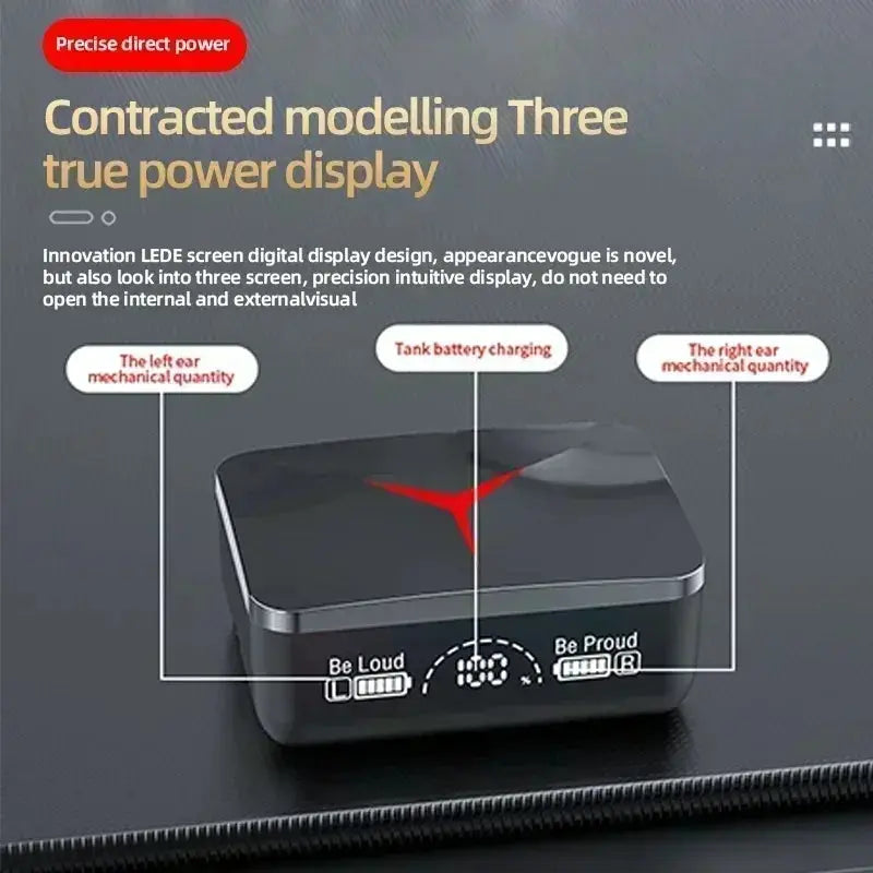 Original TWS M90 Wireless Headphones Gaming Earphone Bluetooth 5.3  Earbuds Music Headsets Shipping - No BrandLK