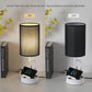 Table Lamp with 3 USB Charging Ports, Modern Desk Lamp with AC Outlet 