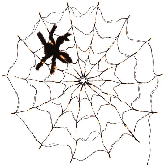 Halloween Led Spider Web String Light 5v Remote Control 