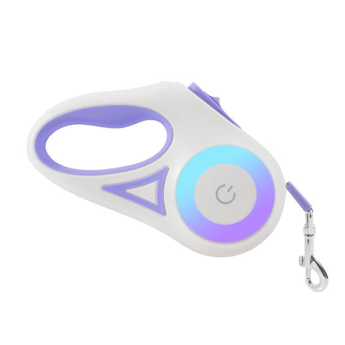 Dog Leash Retractable Leash And Dog Collar Spotlight Automatic Pet Dog 