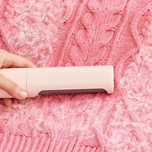 2-In-1 Pet Hair Remover: Portable Self-Cleaning Brush For Effortless 