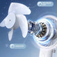 2-in-1 Portable High-speed Cooling Mini Fan with Power Bank, Foldable 