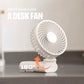 2-in-1 Portable High-speed Cooling Mini Fan with Power Bank, Foldable 