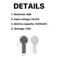 2-in-1 Portable High-speed Cooling Mini Fan with Power Bank, Foldable 
