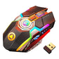 Color Wireless Gaming RGB Rechargeable Mute Button Mouse 