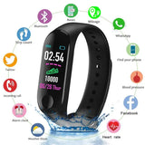 M3 Smart Band Fitness Tracker Sport Bracelet Heart Rate Blood Pressure Blue Charlie