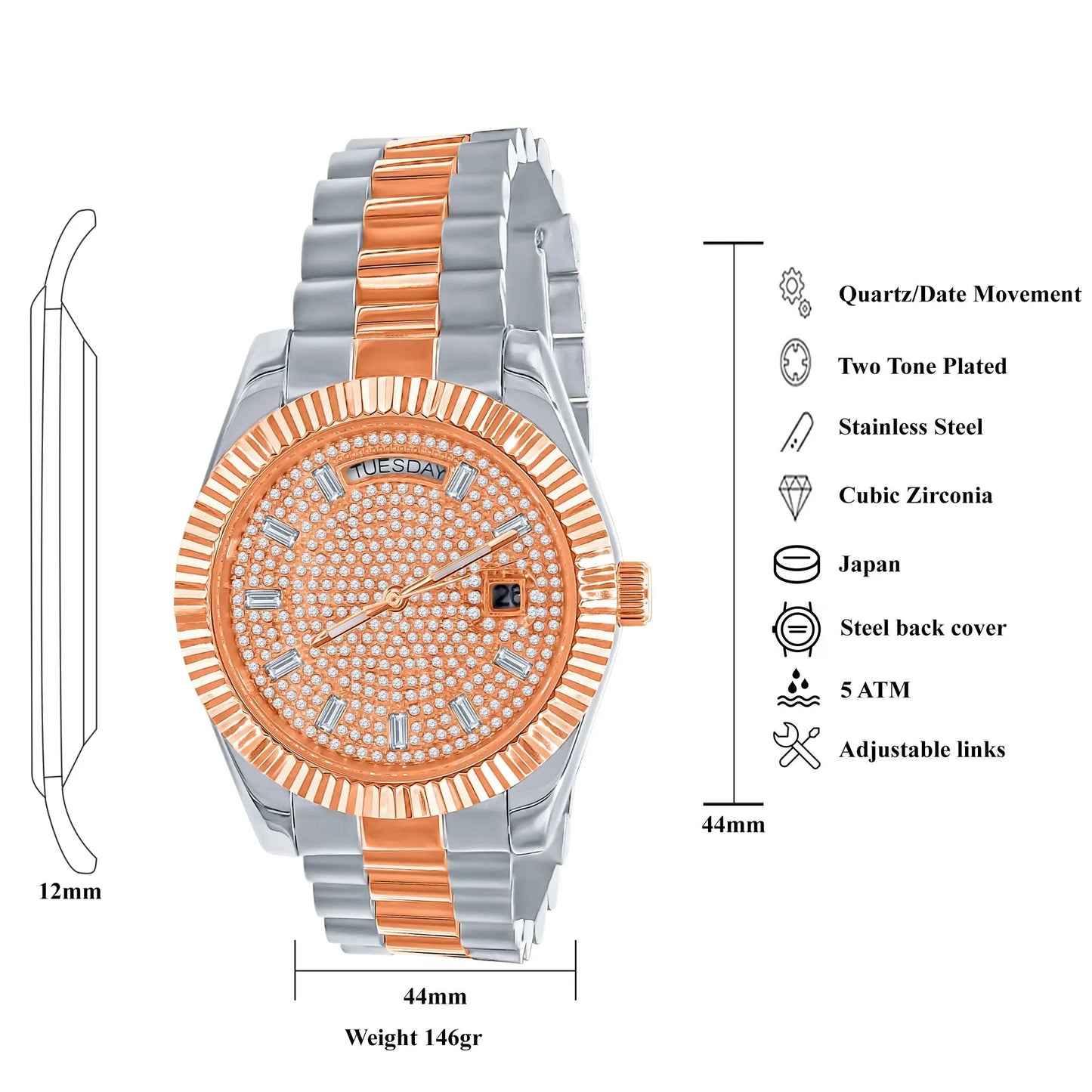 ARISTOCRATIC HIP HOP METAL WATCH | 5628518 