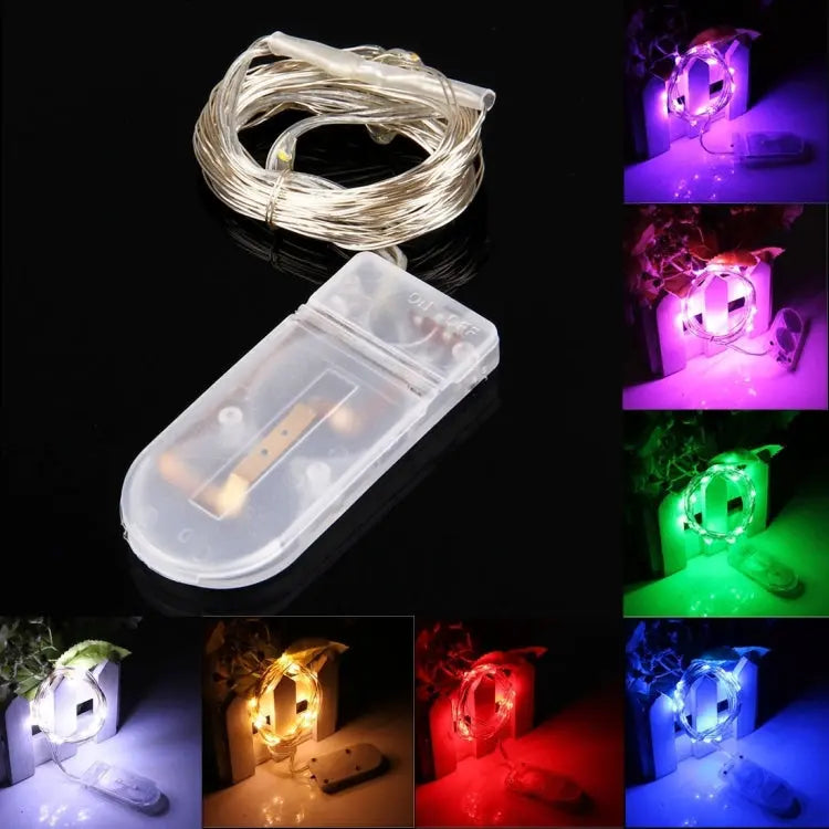 AMZER Fairy String Light 20 LED 2m Waterproof Button Battery Operated 