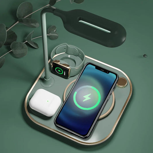 New Three-in-one Wireless Magnetic Charger 15W Fast Charging 