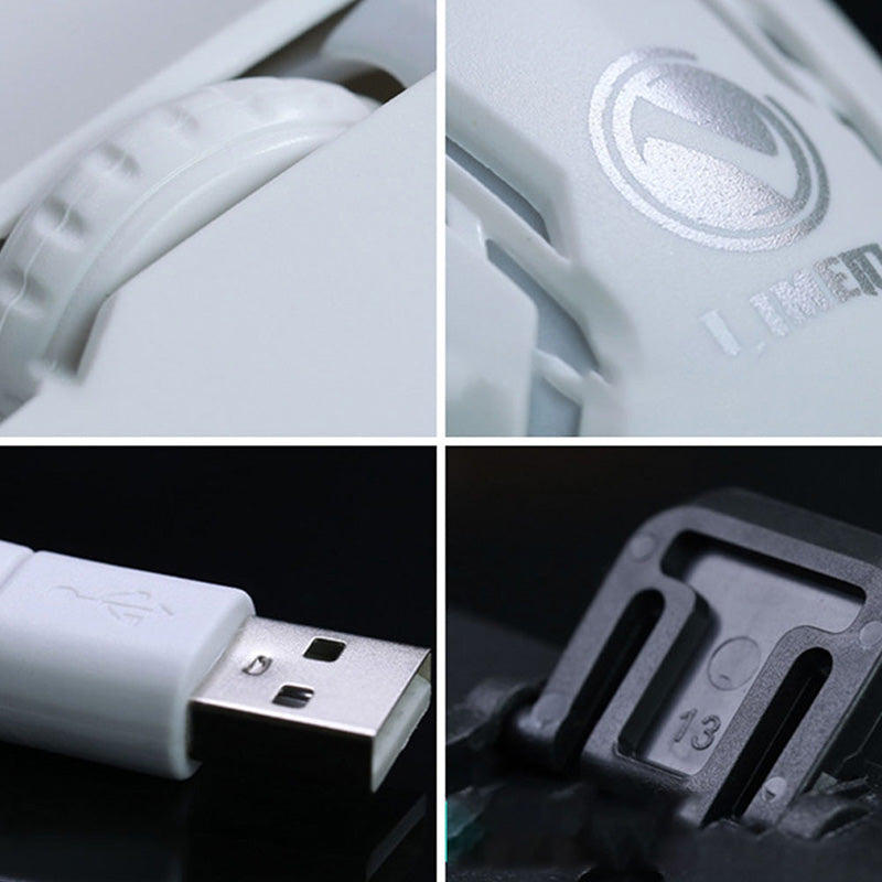 Gaming Keyboard Mouse Glowing Set 