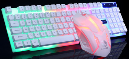 Gaming Keyboard Mouse Glowing Set 