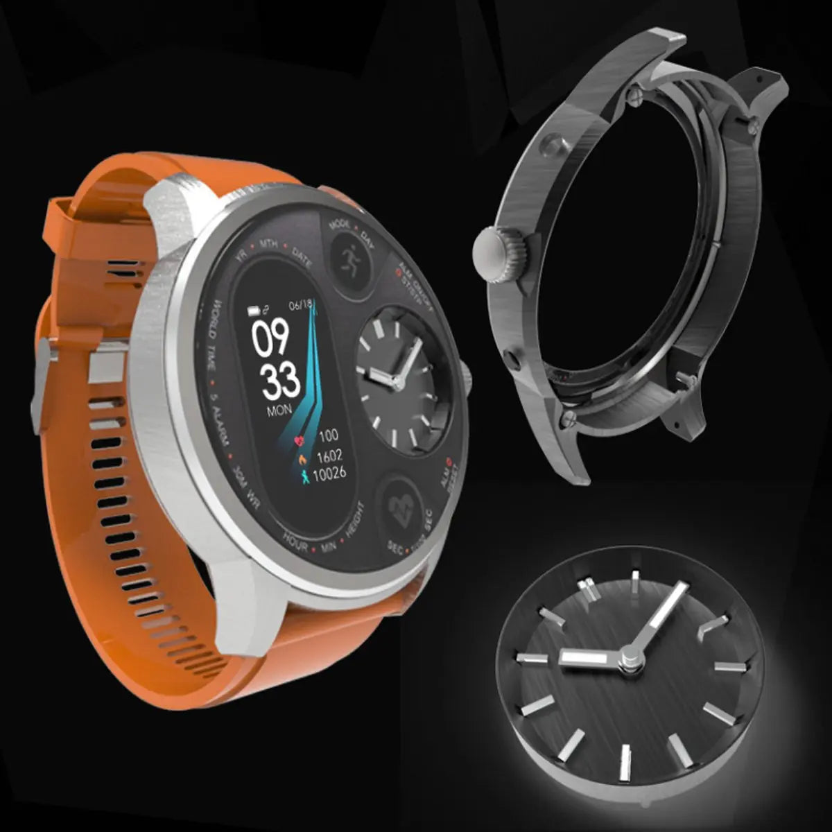 Alista Rugged Unisex Smart Watch 