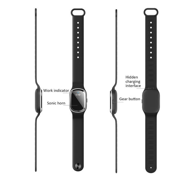 Super Shield Mosquito Repellent Watch Band Ultrasonic And Electronic 