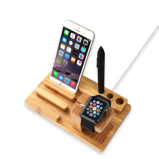 All in One Bamboo Docking Station 