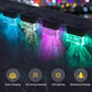 4 Pack Outdoor Deck Lights Solar Color Changing Path Garden Patio 