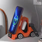 4 in 1 Forklift Fast Wireless Charging Station Dock for iPhone, 