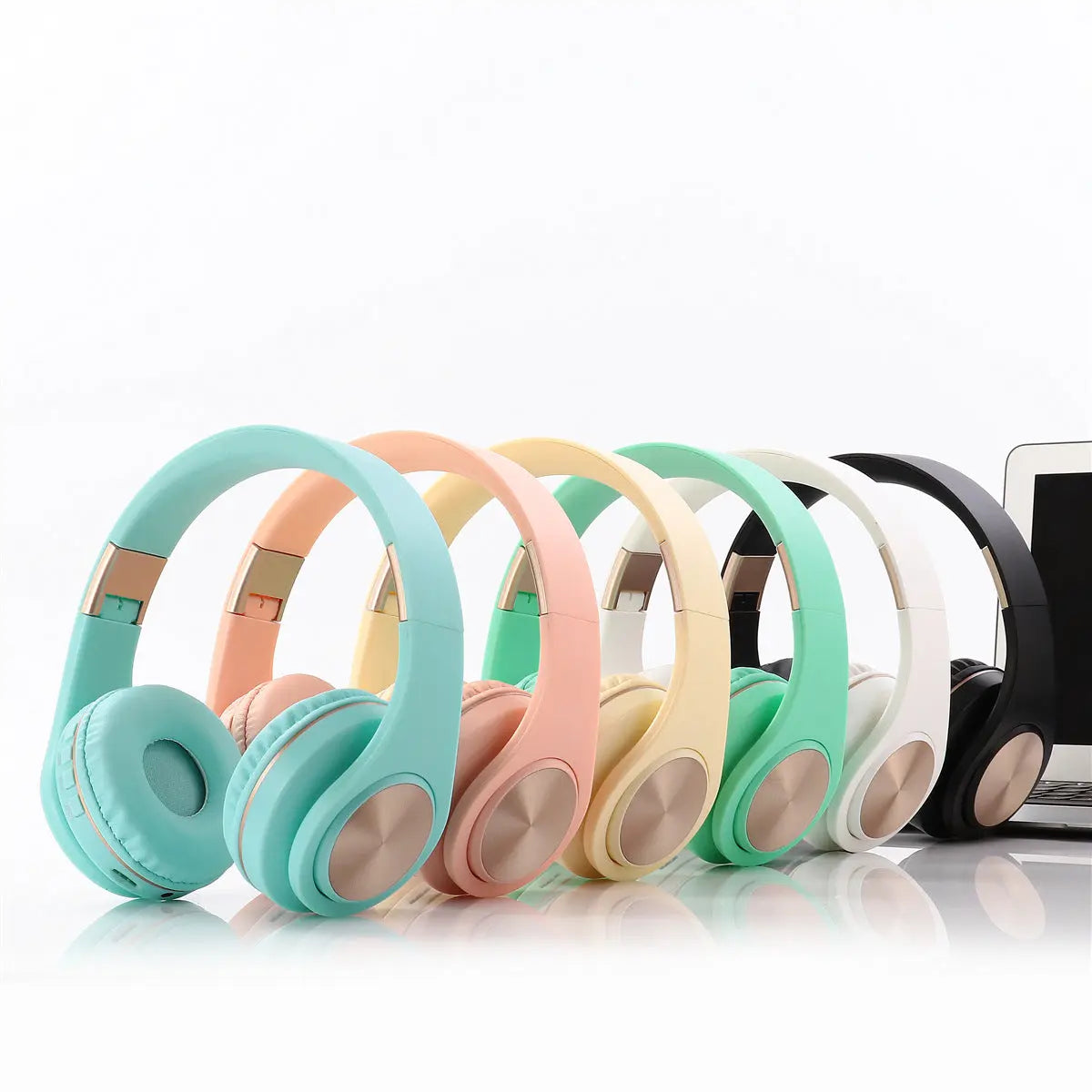Head-mounted Sports Mobile Headphone Wireless Bluetooth 