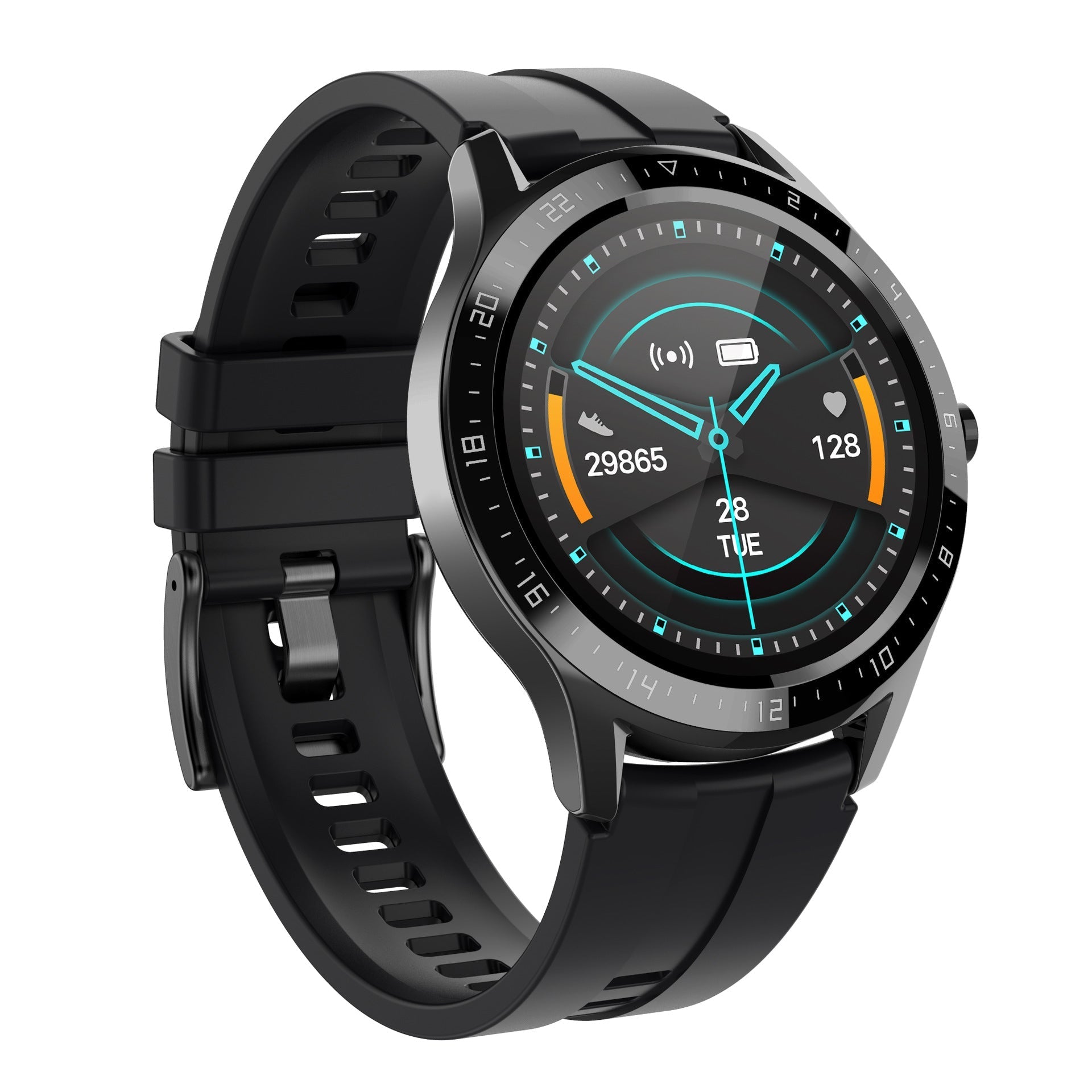 Smart Heart Rate Blood Pressure Monitor Watch 