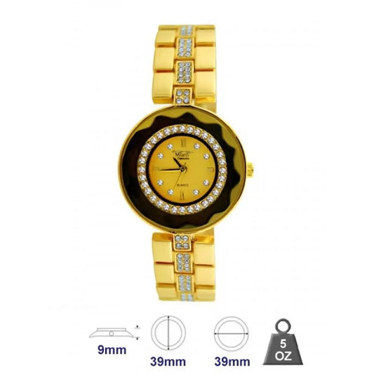 Women metal band watch 
