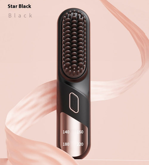 Wet Dry Hair Straightener Cordless Hair Straightener Brush With Fast 