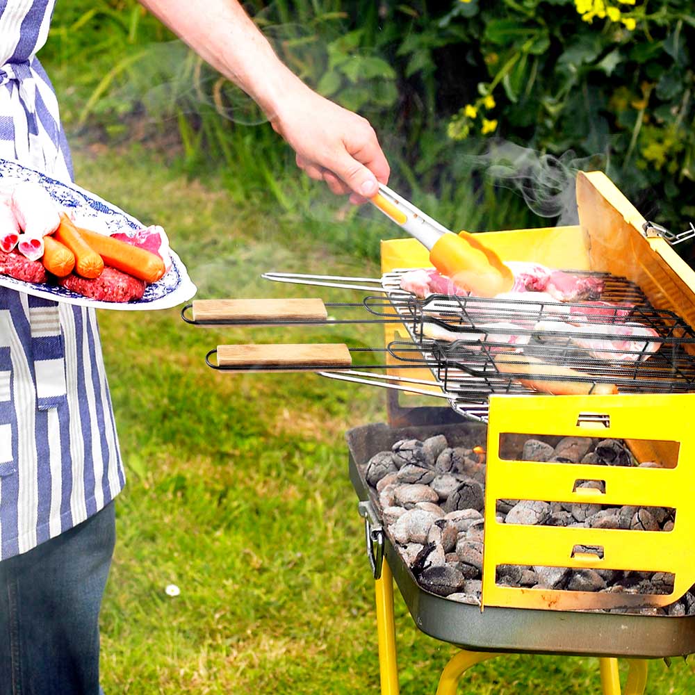 BBQ Grill Mesh Stainless Steel Tools Kitchen Accessories 