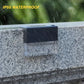 4 Pack Outdoor Deck Lights Solar Color Changing Path Garden Patio 