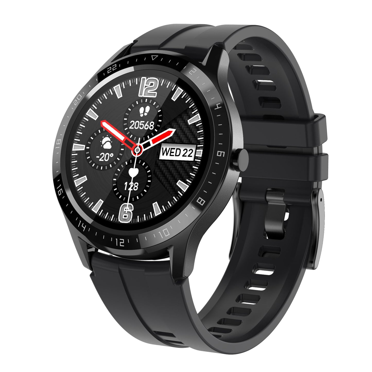 Smart Heart Rate Blood Pressure Monitor Watch 