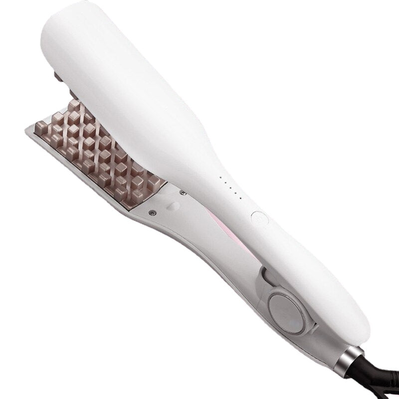 3D Grid Corn Perm Splint Professional Fluffy Ceramics Hair Curler Wave 