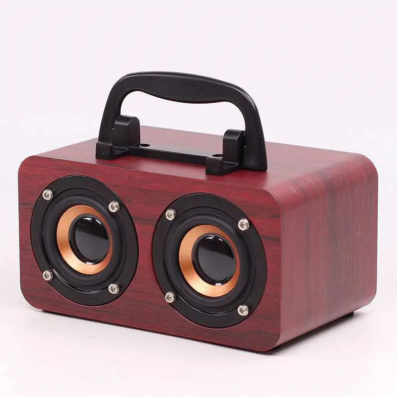 Wooden Wireless Bluetooth Speaker Portable Outdoor 