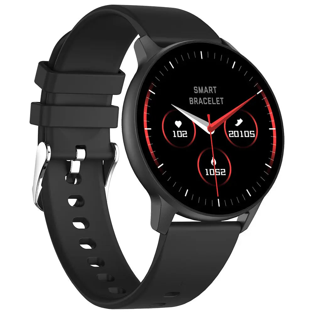 Smart Watch Full Circle Full Touch Heart Rate Pedometer 