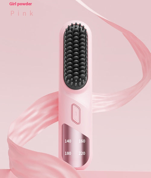 Wet Dry Hair Straightener Cordless Hair Straightener Brush With Fast 