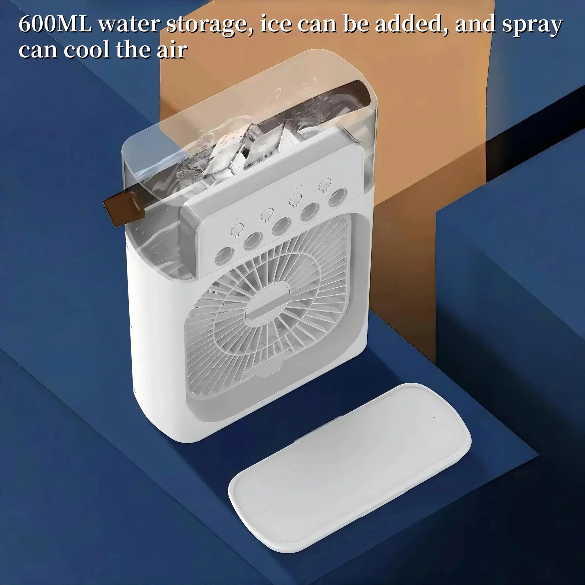 Spray fan portable household three in one small air cooler, 7-color LED night light, 5-hole humidifier, 1-3 hour timer - Portable Evaporative Coolers | Buy Home & Garden Online at No BrandLK