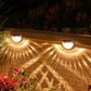 2 PCS Solar Semicircle Walls Light Outdoor Waterproof Sensor Wall Lamp 
