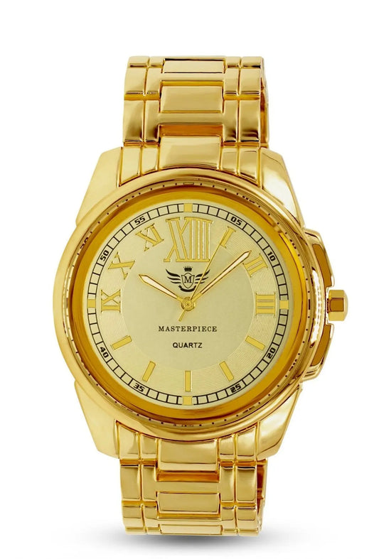 Masterpiece Classic Metal Gold Watch 