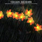 10Ft Maple Leaf String Lights Thanksgiving Christmas Decorations 