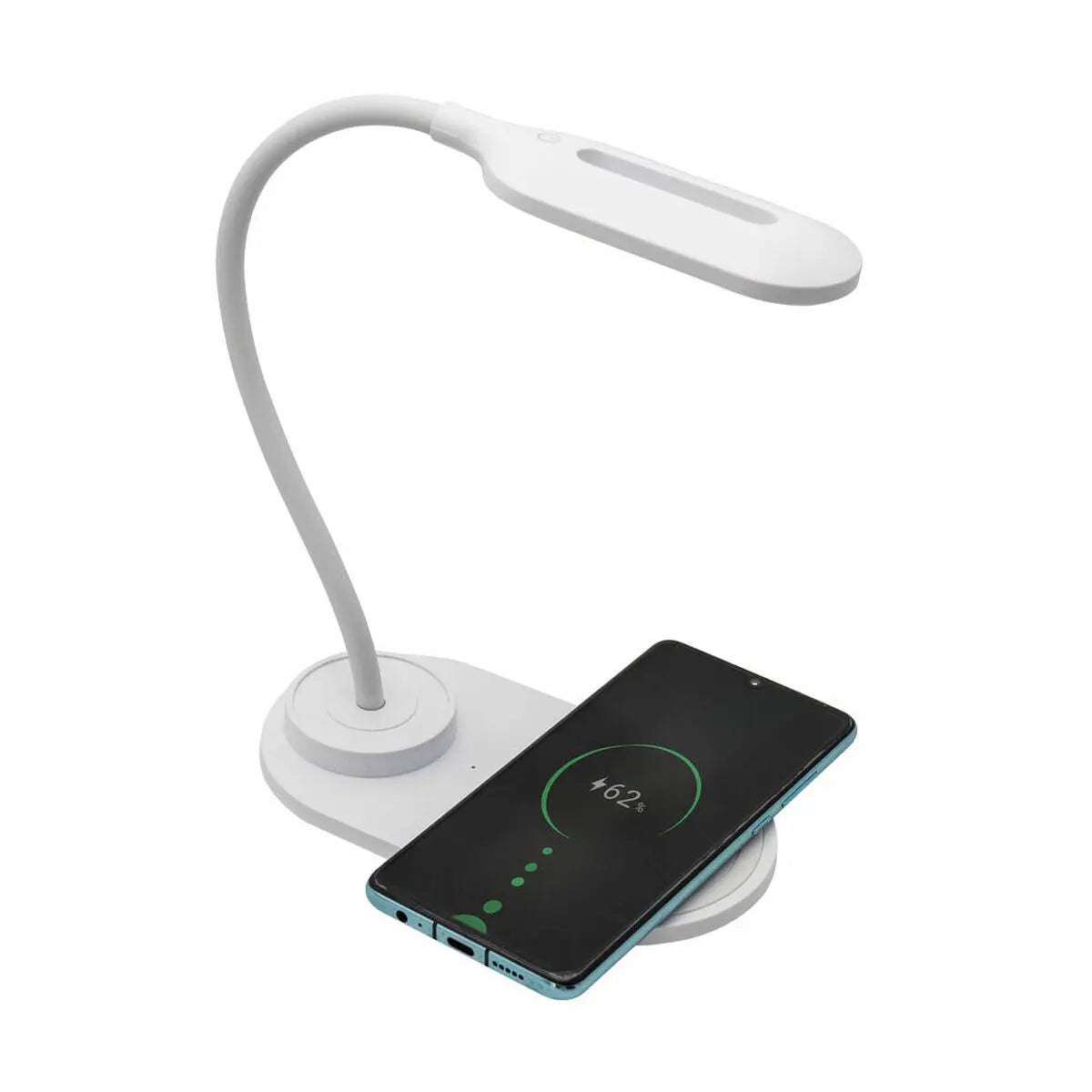 LED Lamp with Wireless Charger for Smartphones Denver Electronics 