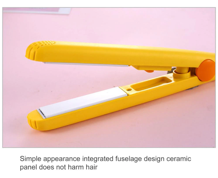 Mini Portable Hair Iron Hair Straightener Curler Professional Hair 